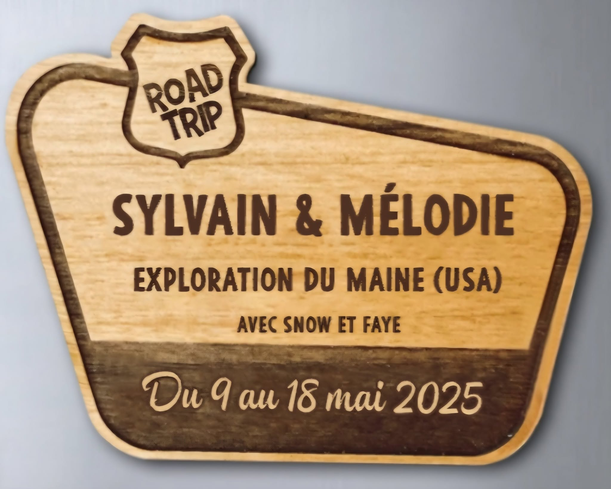 Affiche thème de notre voyage