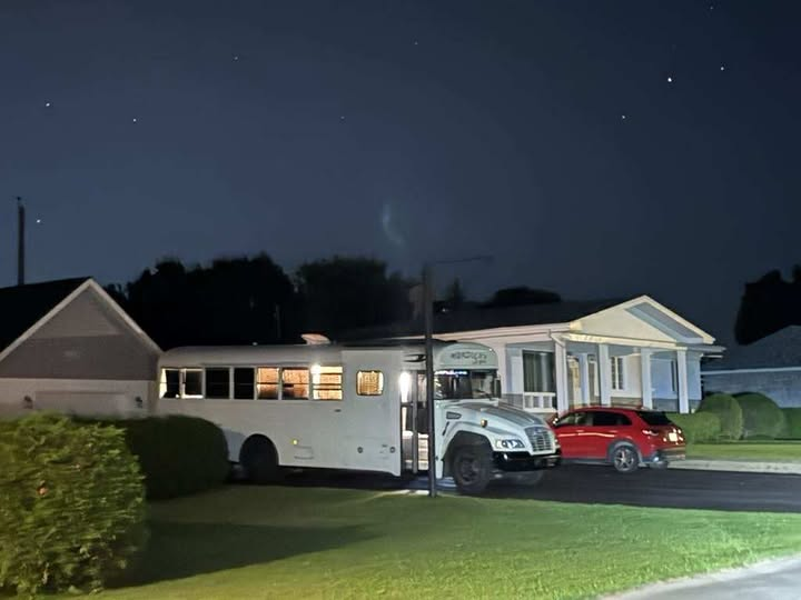 Première nuit dans notre skoolie