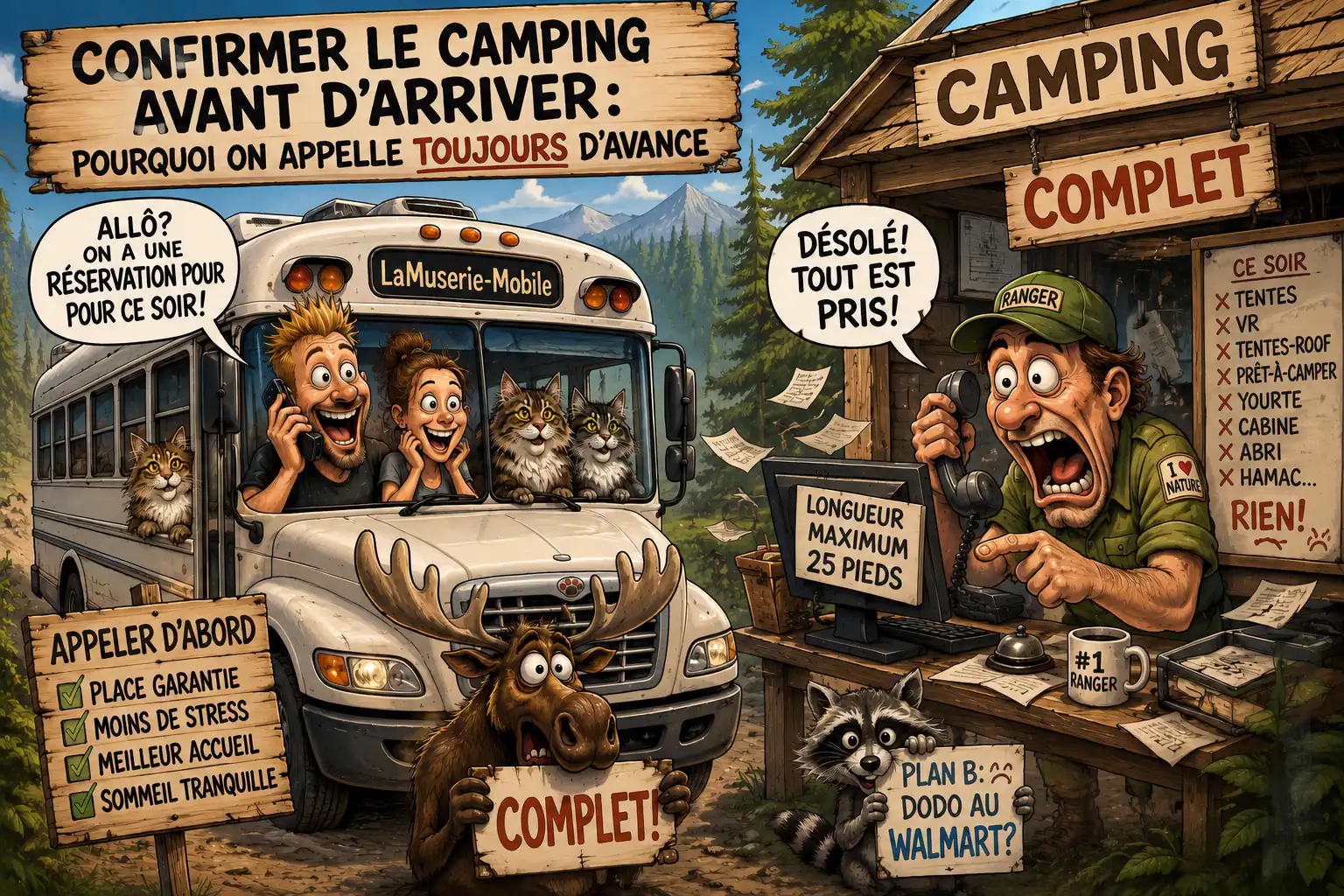 Confirmer le camping avant d’arriver : pourquoi on appelle TOUJOURS d’avance