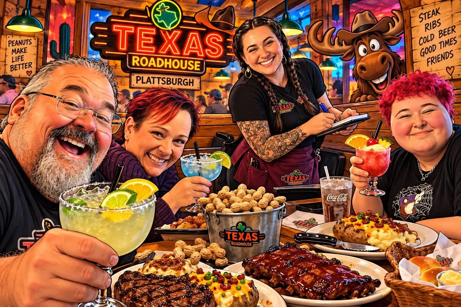 Retour à Valcour Brewing : magasinage à Plattsburgh, Texas Roadhouse et cosmos au son des Fultons